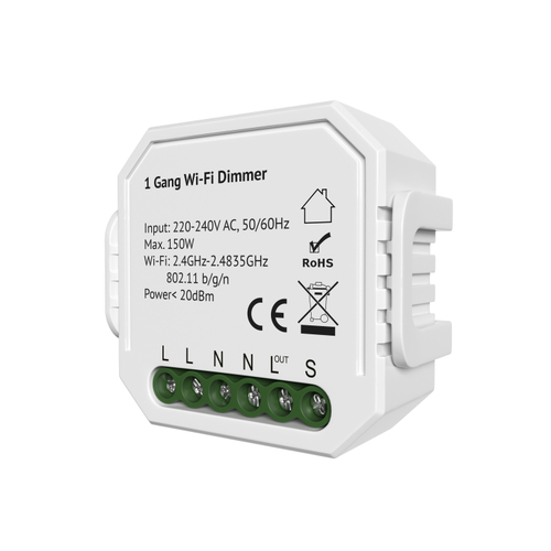 Купить RL1003-DM/1 Одноканальное Wi-Fi реле-диммер 1 x 150 Вт