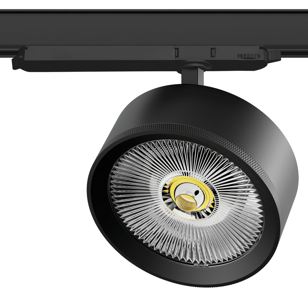 A5747DALI Светильник ALTA PRO для трековой системы Quattro с управлением DALI LED 35W 3230LM 36G ЧЕРНЫЙ 4000K с адаптером (215747 + 594067)