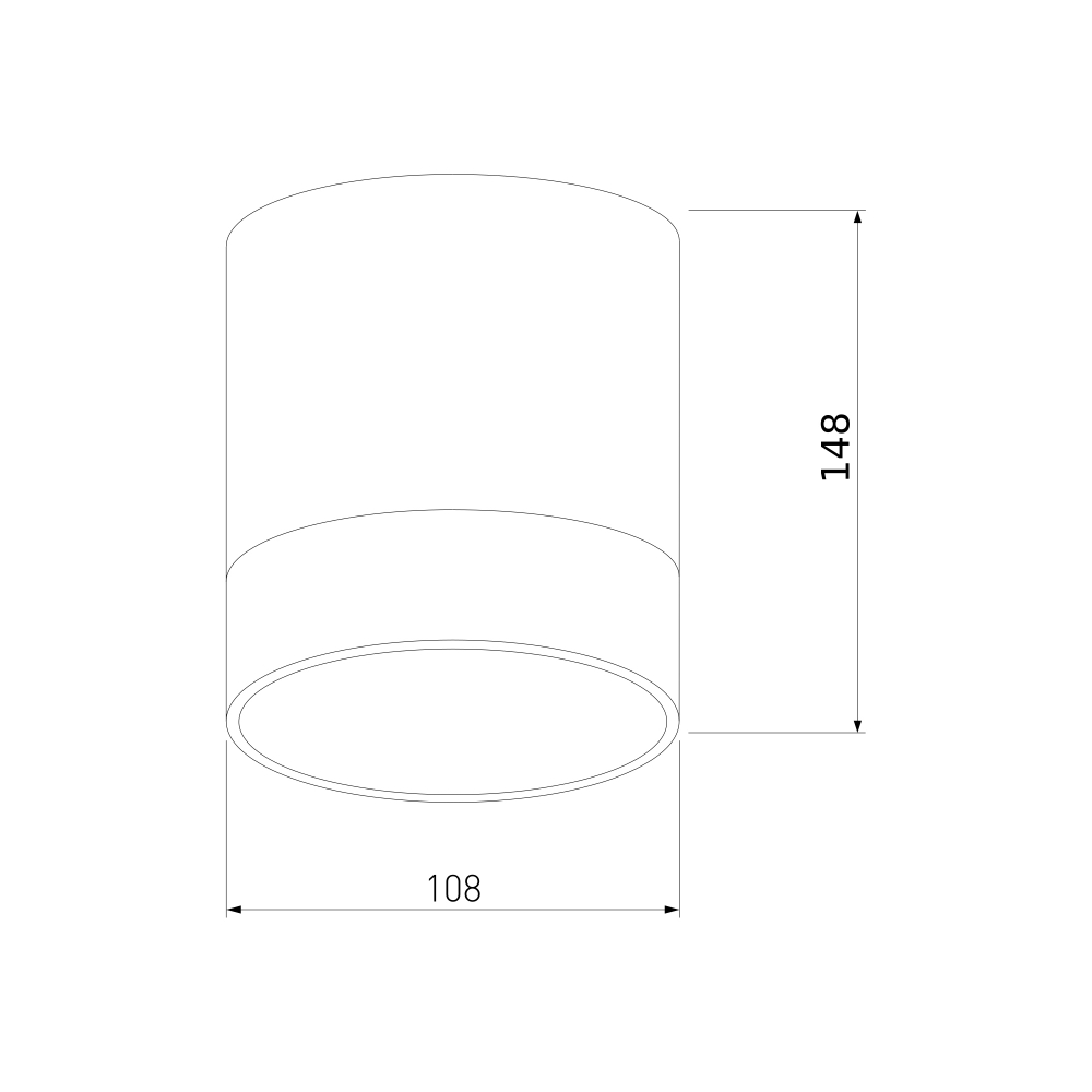 Уличный потолочный светильник Light LED 2107 IP54 35140/H черный
