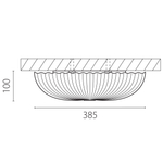 225430 Светильник настенно-потолочный ARCO II LED 48W 1800-3800LM G БЕЛЫЙ 2700/4200/6400K