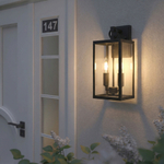 Уличный настенный светильник Candle D 35150/D черный