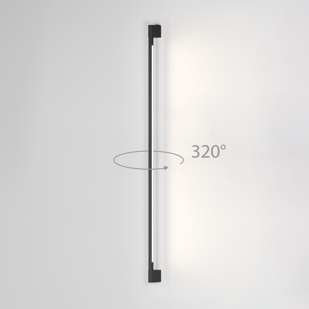 Светильник садово-парковый поворотный Argos 12W 4000K черный 35121/D