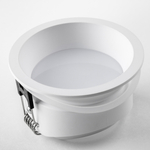 012906 Рамка (светильник) PVC д/LED-модулей 941хх и LED-ламп D50мм PIANO ROUND БЕЛЫЙ IP65