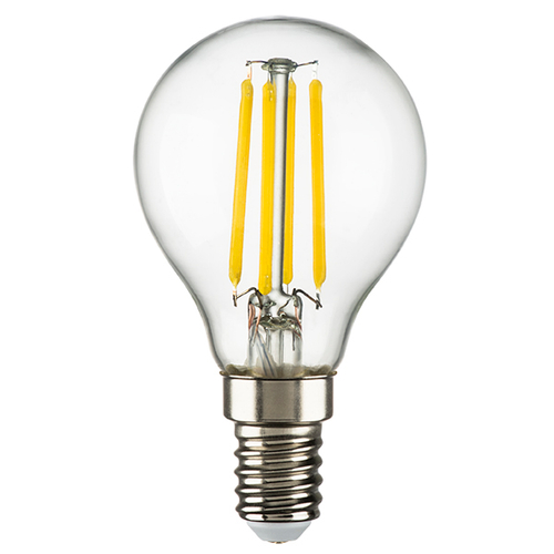 Купить 933802 Лампа энергосберегающая LED FILAMENT 220V G45 E14 6W=65W 560LM 360G CL 3000K 15000H