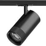 C4407SS Светильник CANNO PRO д/треков BARRA LED 40W 2800LM 20-55G ЧЕРНЫЙ 2700-4200-6000K IP20 с тонким адаптером (304407 + 592007-SS)
