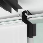 Slim Magnetic Коннектор угловой внутренний для встраиваемого шинопровода под ГКЛ 9,5мм черный 85213/00 85213/00