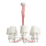 Подвесная люстра Arte Lamp SERGIO A3325LM-8WH