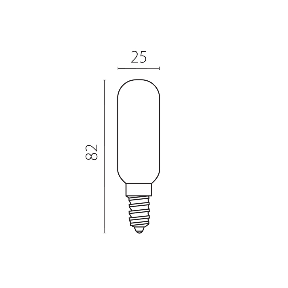 933404 Лампа энергосберегающая LED FILAMENT 220V T20 E14 4W=40W 360LM 360G CL 4000K 15000H