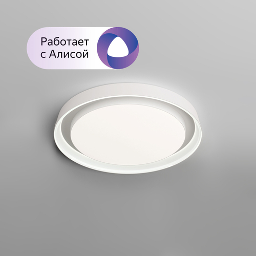 Купить DK6515-WH Накладной светильник, LED, 40W, IP 20, 3000K - 6500K, белый, металл, полимер