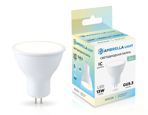 Купить 161304 LED MR16 13W IC GU5.3 4000K 175-265V