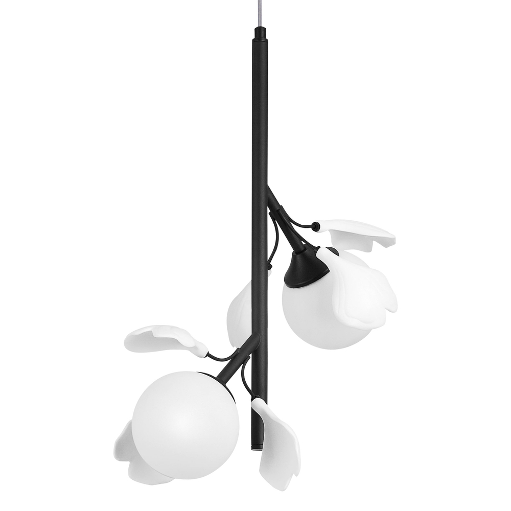 799027 Подвес CERAMO BW 2х6W(led) G9 ЧЕРНЫЙ/БЕЛЫЙ