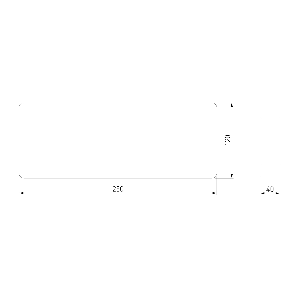 Настенный светодиодный светильник Angle LED 40138/1 LED белый