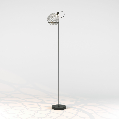 Купить Напольный светодиодный светильник с металлическим плафоном 80492/1 черный