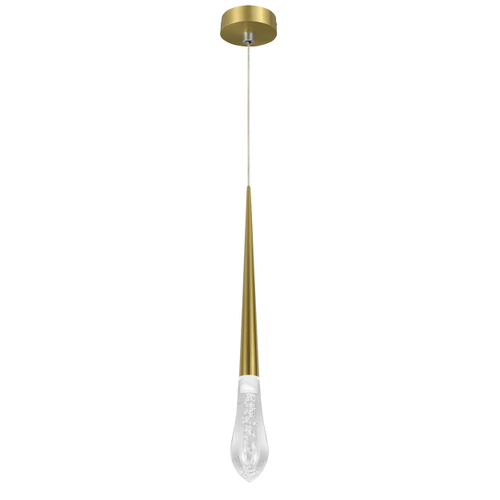 Купить 807003-4 Подвес PUNTO MINI с декоративной насадкой (капля) (807003+807000-4) LED 4W 282LM 24G ЛАТУНЬ 3CCT 3000/4000/6000K