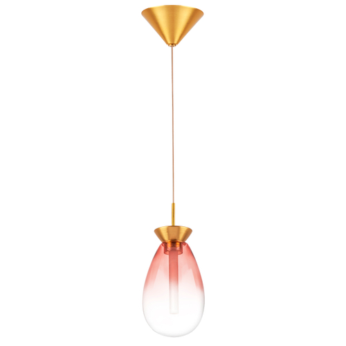 Купить 805112 Люстра COLORE LED 1х4W 220LM ЗОЛОТО/РОЗОВЫЙ 3000K