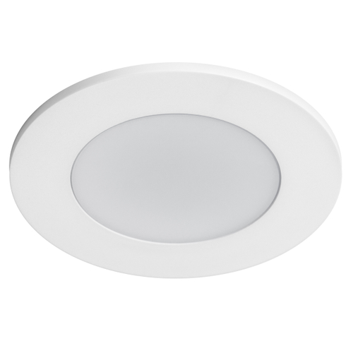 Купить 012916 Рамка (светильник) PVC д/LED-модулей 941хх и LED-ламп D50мм PIANO ROUND БЕЛЫЙ IP65
