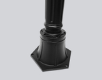 ST2037 BK/CL черный/прозрачный IP54 E27 max 40W D150*1100