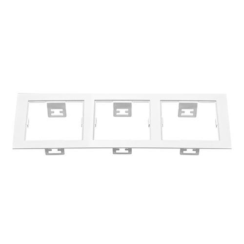 Купить 214536 Рамка DOMINO Triple QUADRO MR16 БЕЛЫЙ