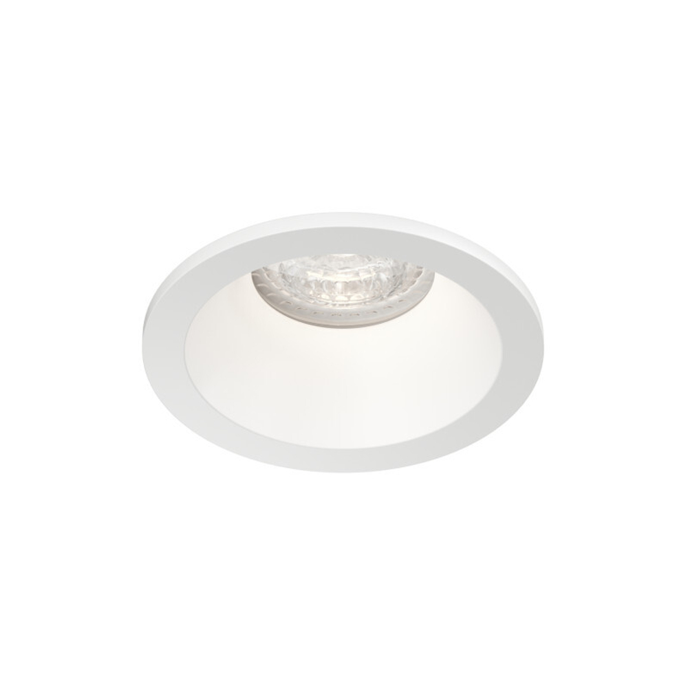 Встраиваемый влагозащищённый светильник COVE, IP44, до 15 Вт LED, GU10, алюминий, белый