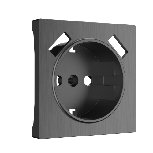 Купить Накладка для розетки USB (графит рифленый) W1179504